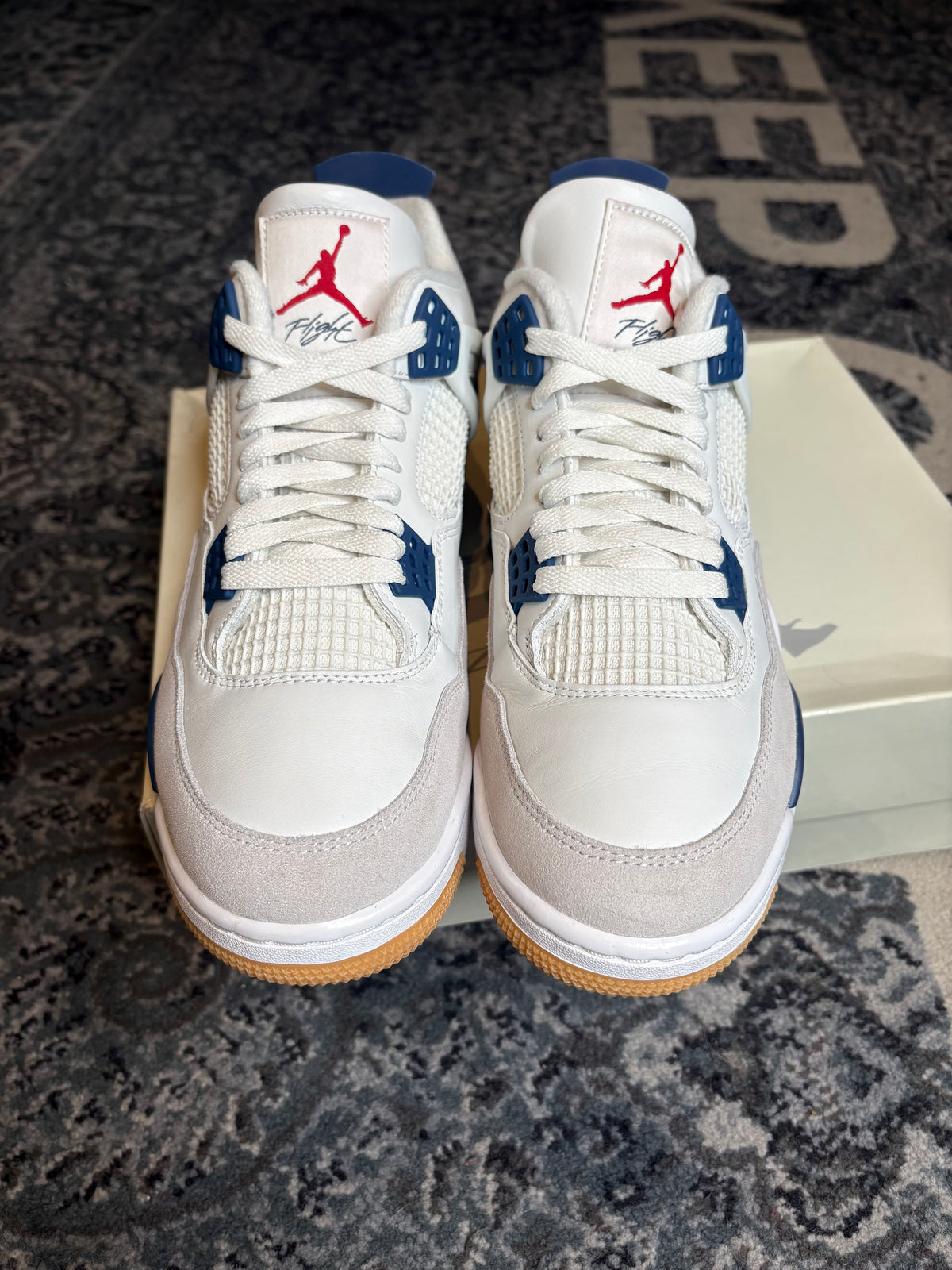 Jordan 4 Retro Sb “Navy” Clean Og Size 10.5