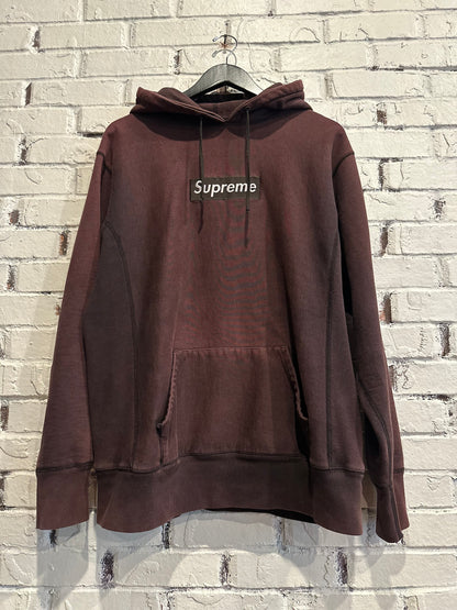 Supreme Hoodie Brown PO Sz L