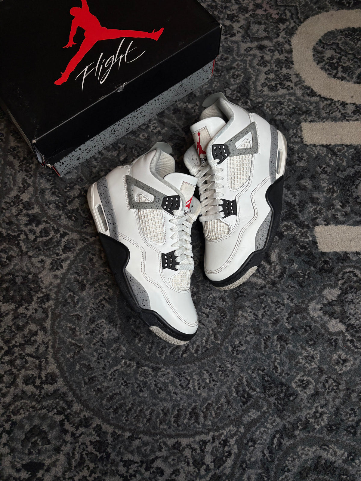 Jordan 4 Retro “White Cement” Clean Og Size 8.5