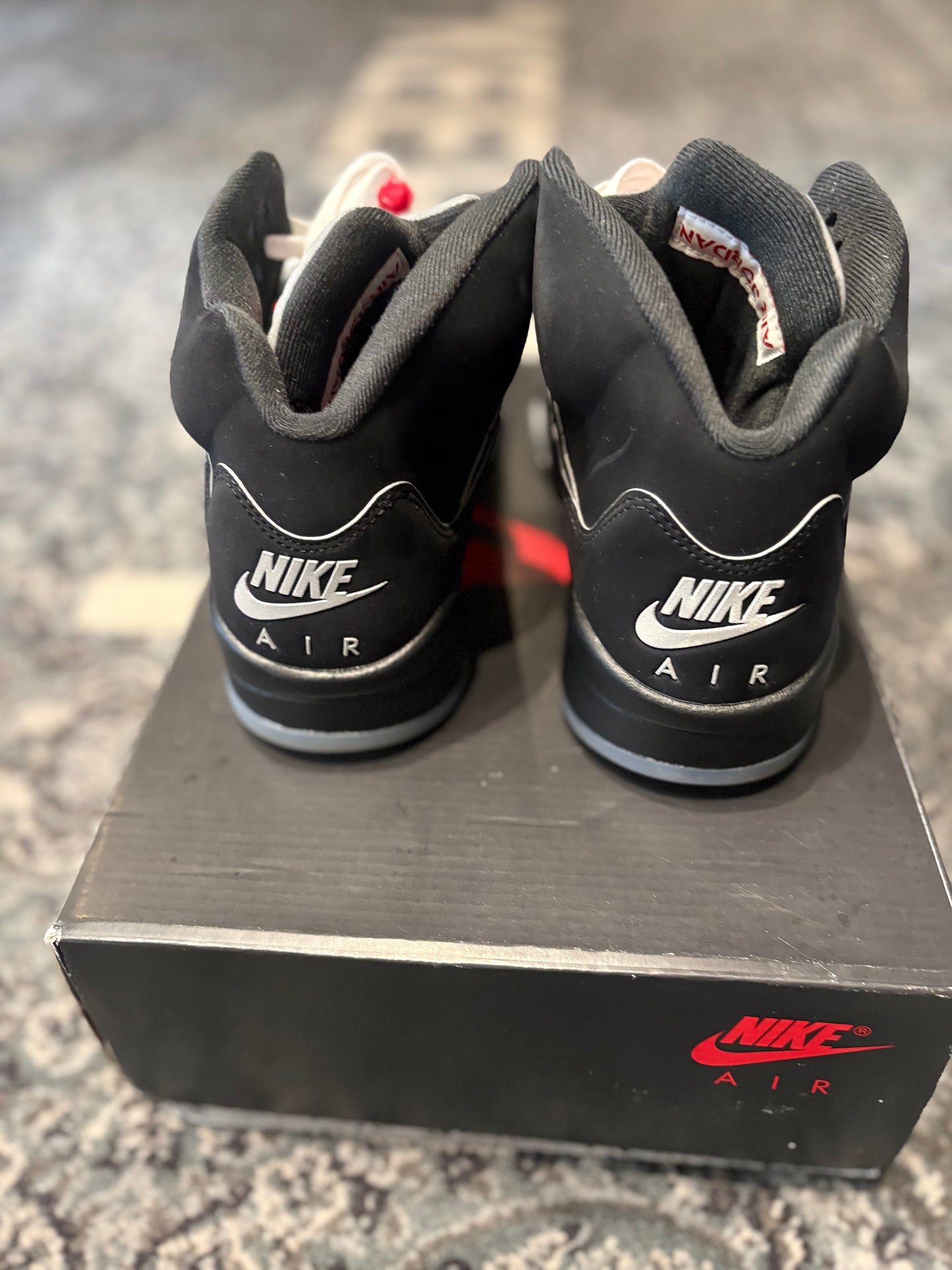Jordan 5 Retro “Black Metallic” OG CLEAN SIZE 10