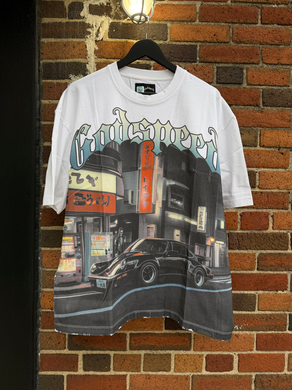Godspeed Pitstop Tokyo Tee White DS