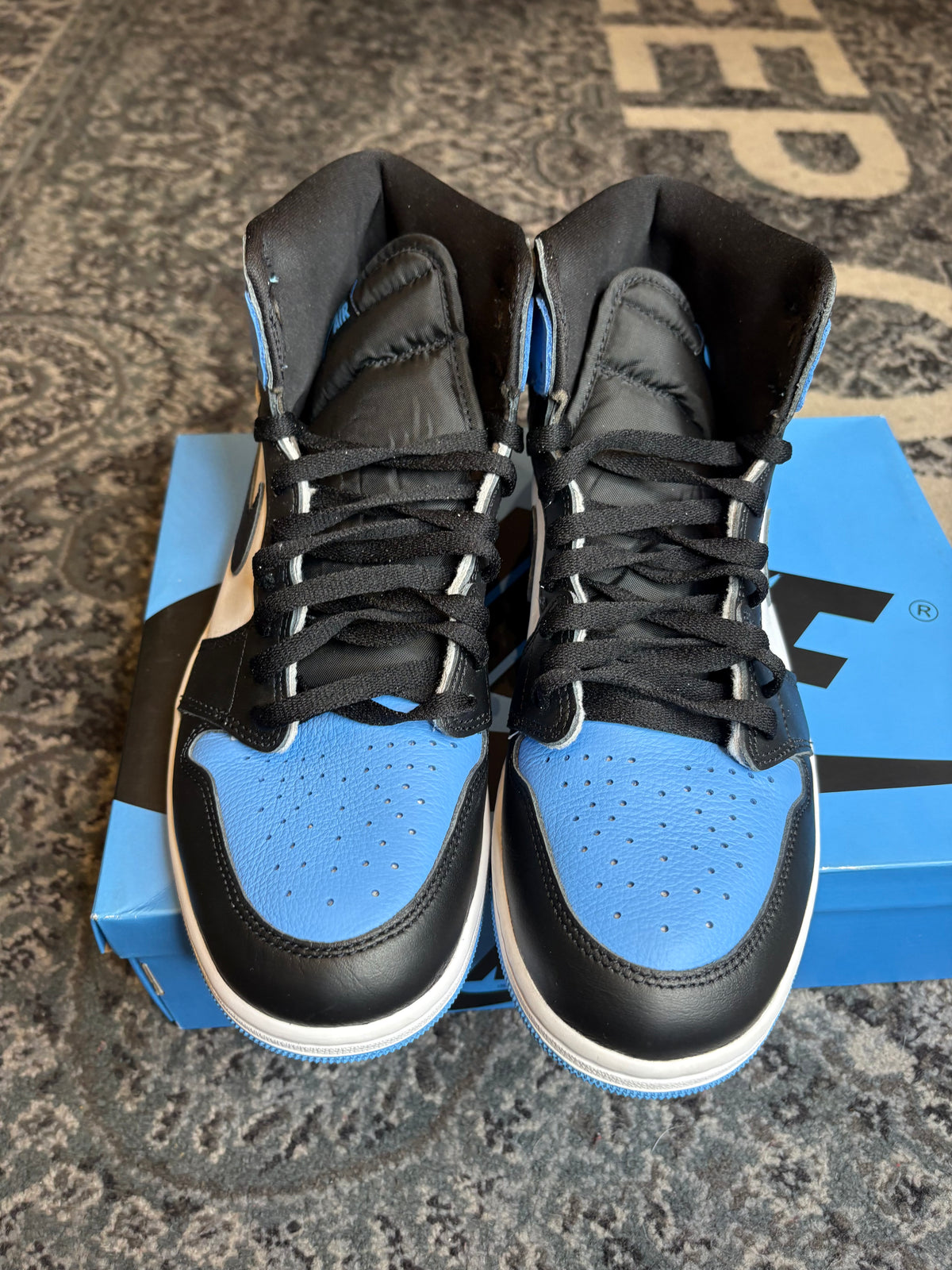Jordan 1 Retro “Unc Toe” Clean Og Size 10.5