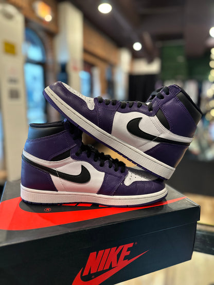 Jordan 1 Court Purple 2.0 Size 10 Clean OG