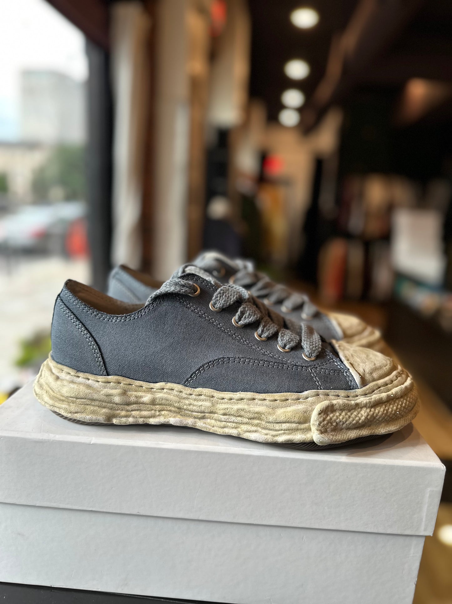 Maison Mihara Grey Sneakers DS