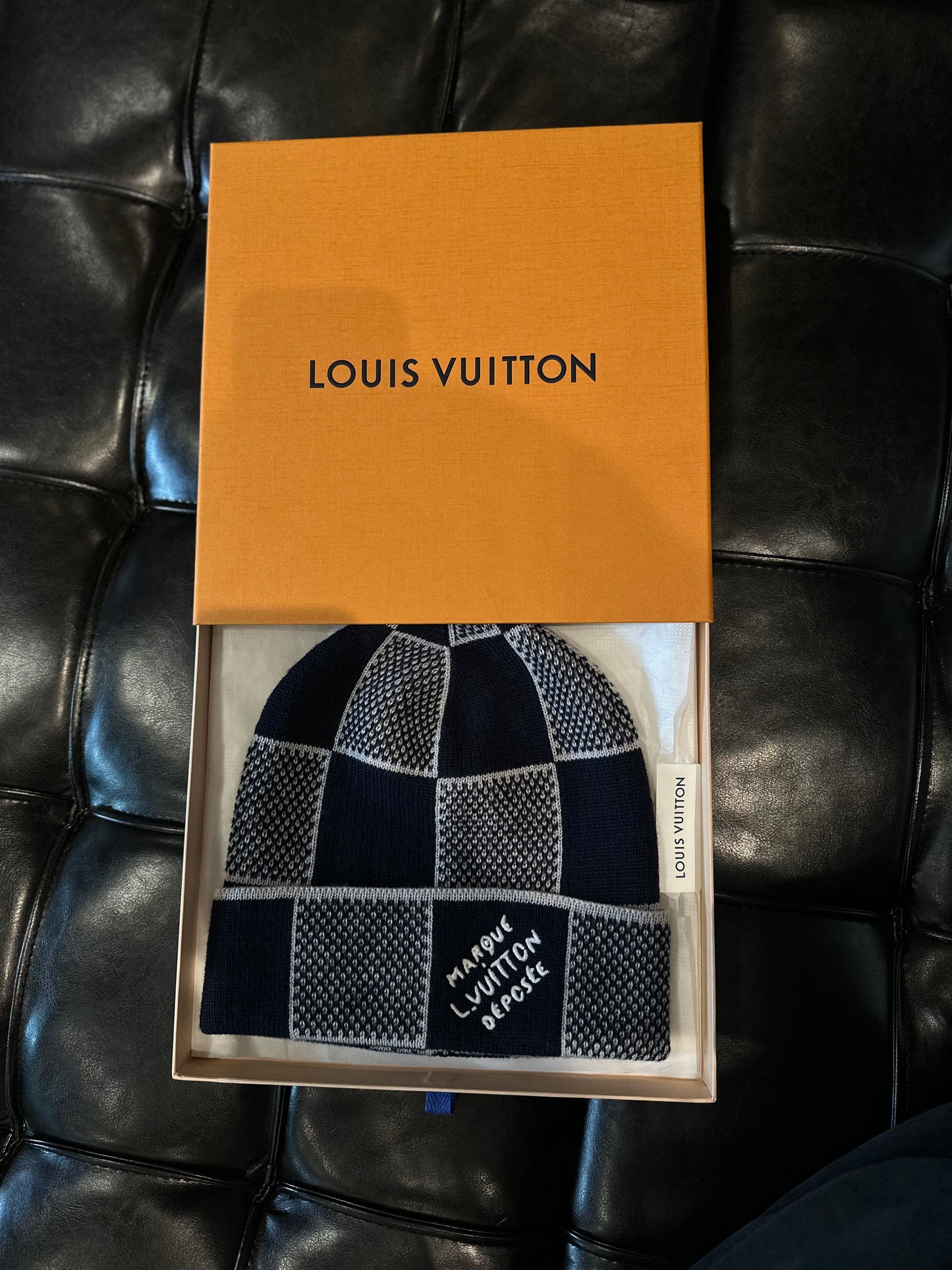 Louis Vuitton Checkerboard Beanie