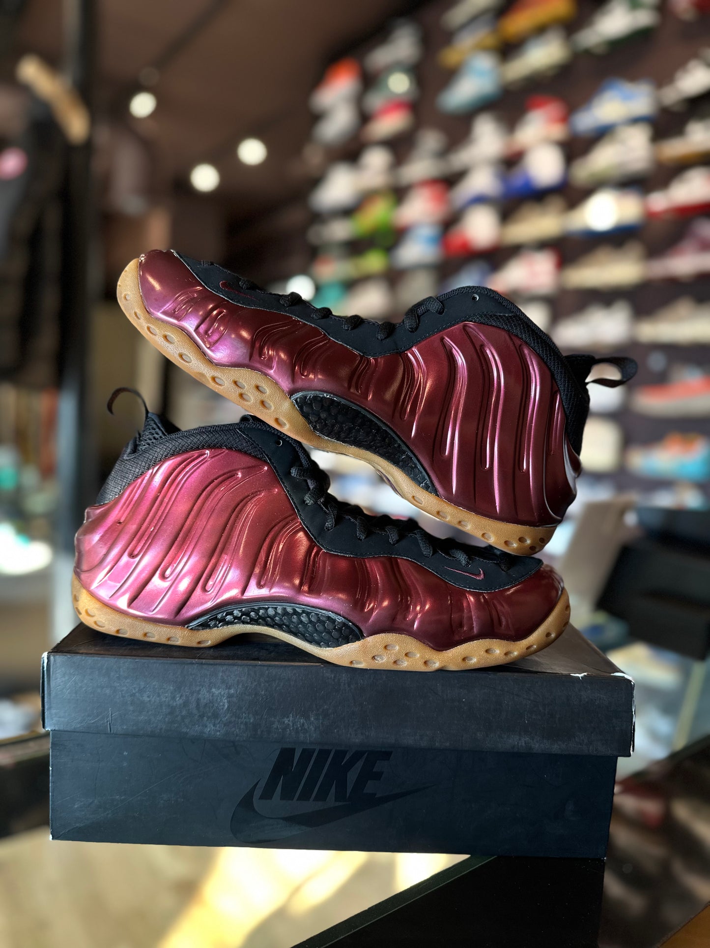 Nike Air Foamposite One Maroon Clean OG Size 11.5