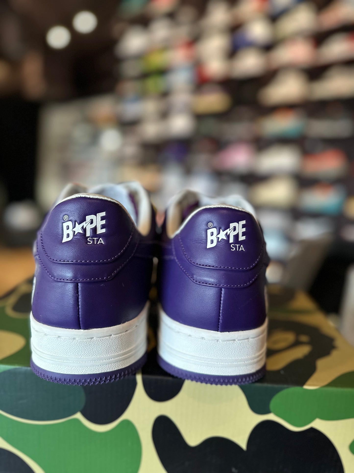 Bapesta White/Purple 2022 Clean OG Size 13