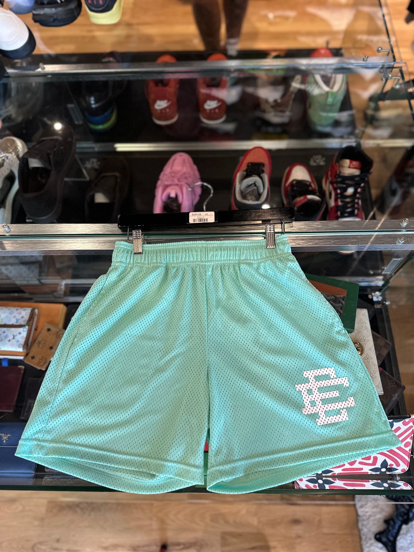 Eric Emmanuel Shorts Turquoise DS Size Small