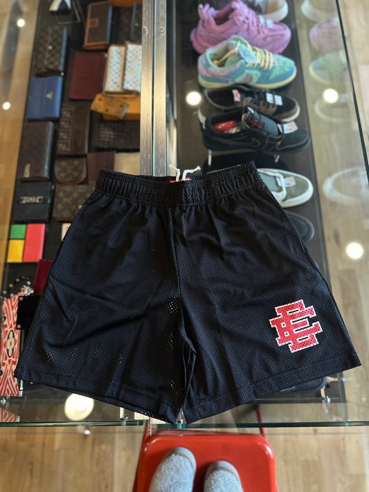 Eric Emmanuel Shorts Black/Red DS Size Medium