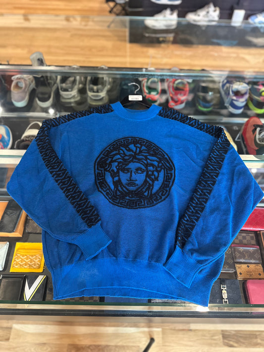 Versace Sweater Blue Size Medium