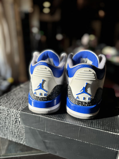 Jordan 3 Racer Blue Sz. 8.5 Clean OG