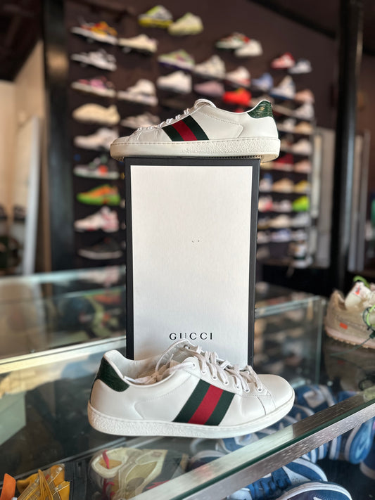 Gucci ace white size 9.5 (8G) PO OG