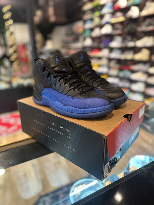 Air Jordan 12 Retro Black Game Royal 2019 Size 8 Used Condition