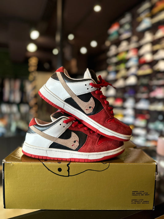 Warren Lotas Jason Dunk Low Red PO OG