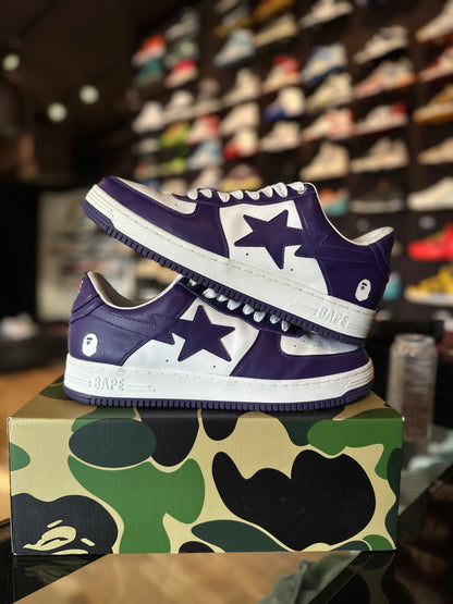 Bapesta White/Purple 2022 Clean OG Size 13