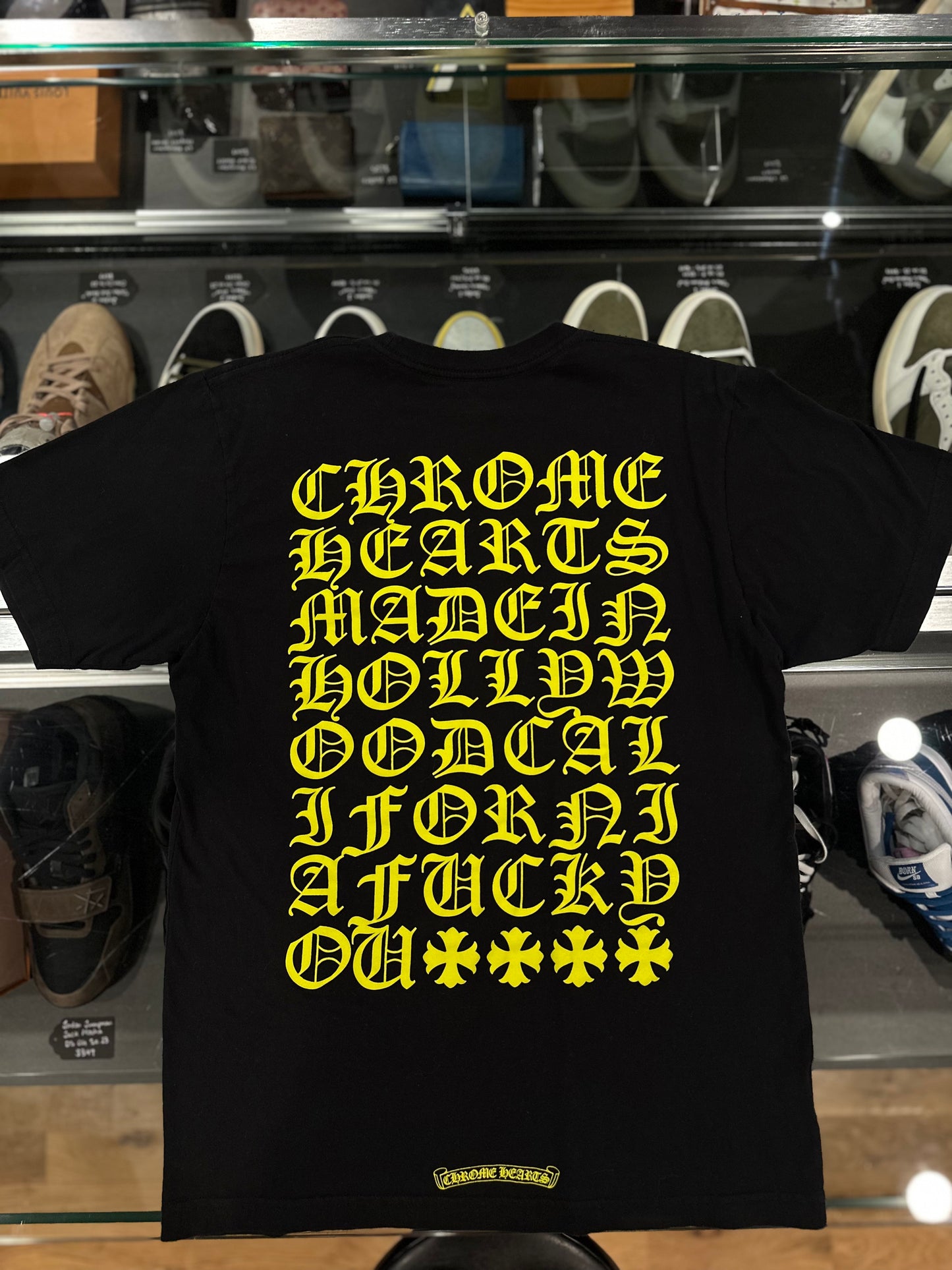 Chrome Hearts Tee Yellow Size Medium