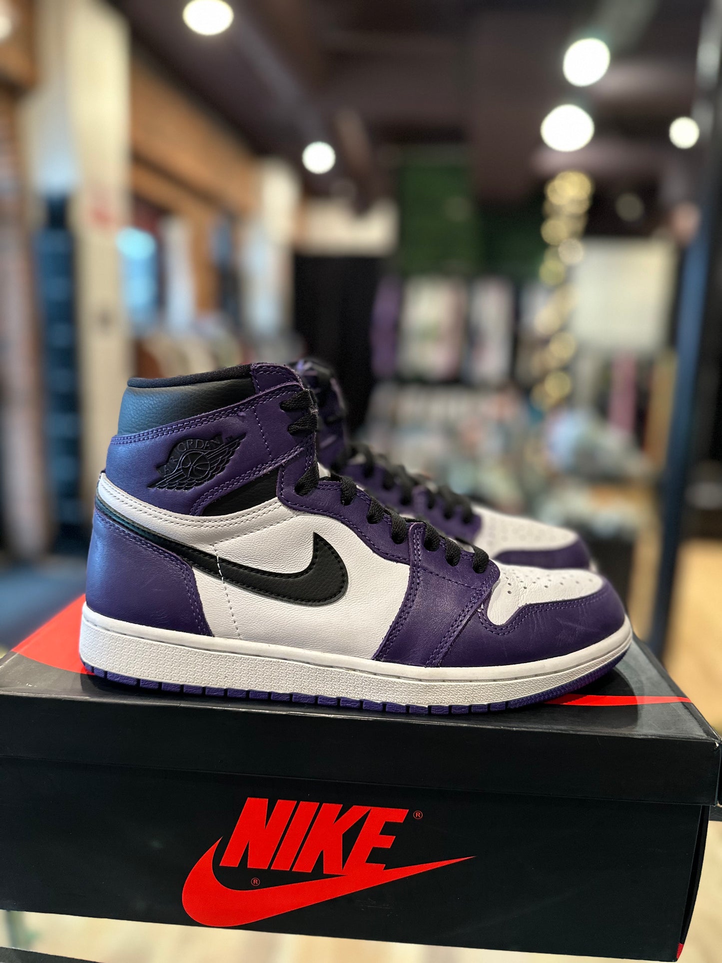 Jordan 1 Court Purple 2.0 Size 10 Clean OG