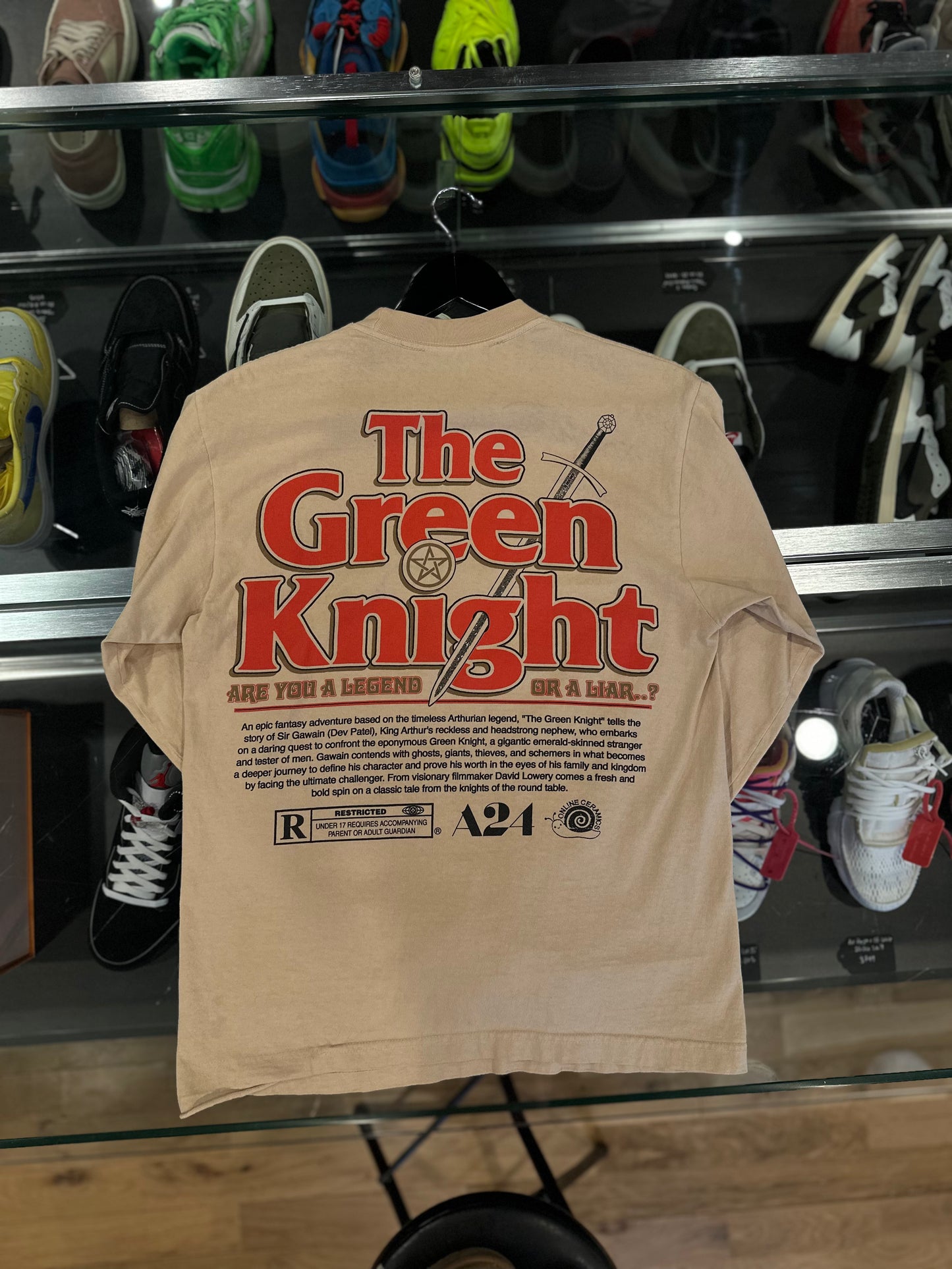 Online Ceramics Green Knight Tee Size Medium