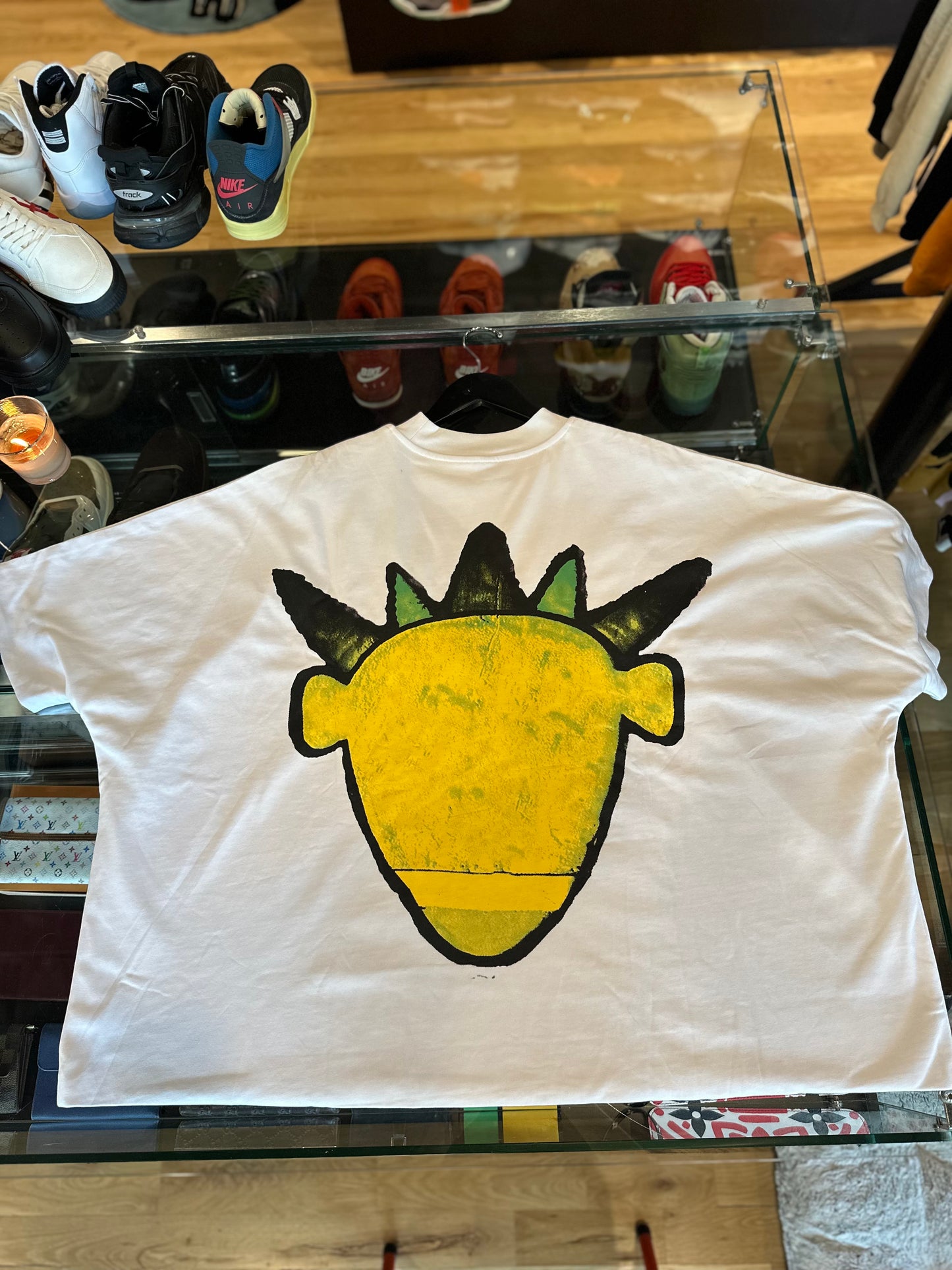 Billionaire Studios Yellow Face Tee DS Size XL