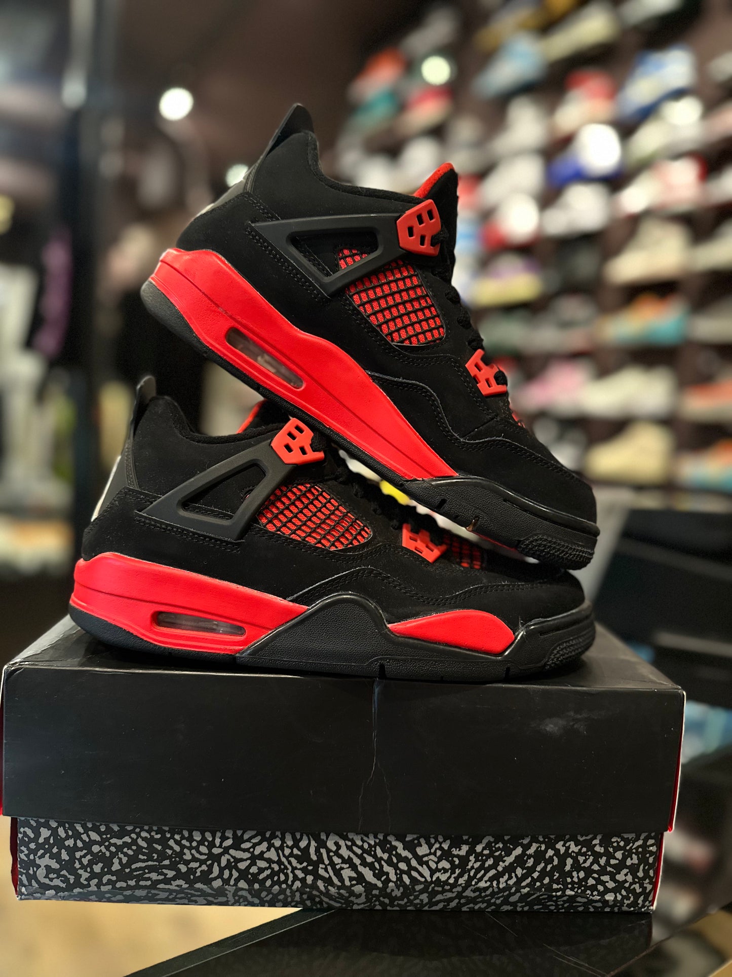 Jordan 4 Red Thunder PO RB Size 7Y/8.5W