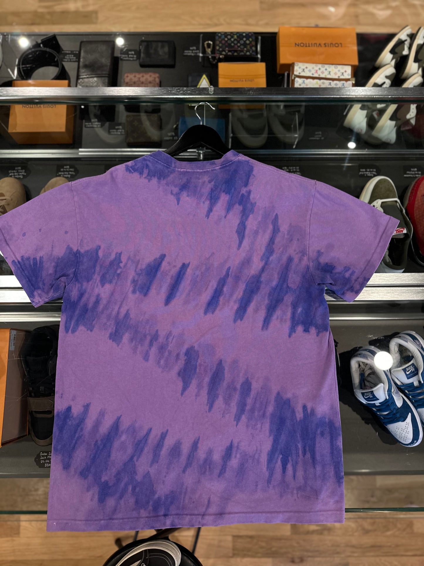 Warren Lotas Purple Tie Dye Tee Size Large