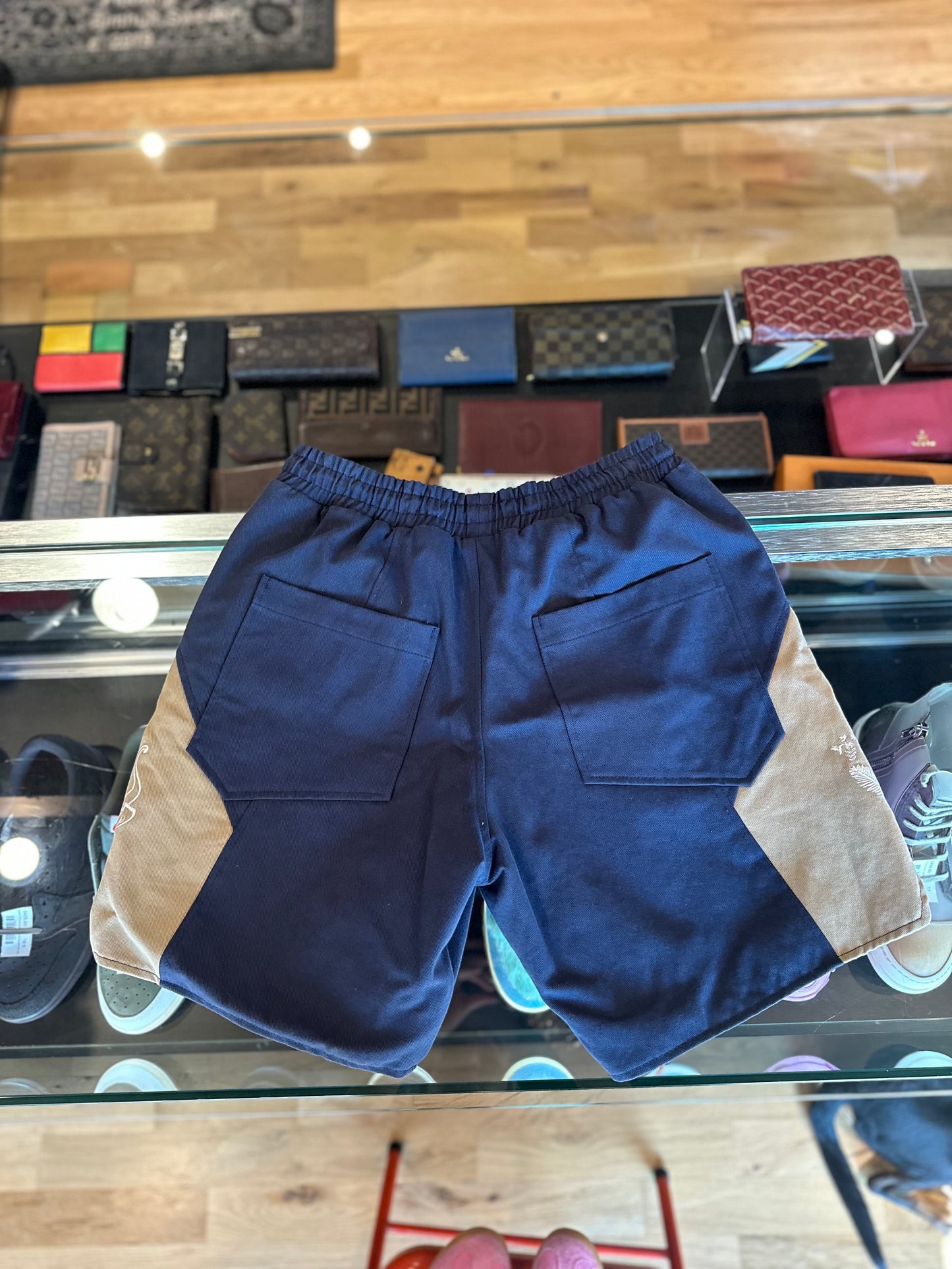 RHUDE Navy Shorts Size Medium