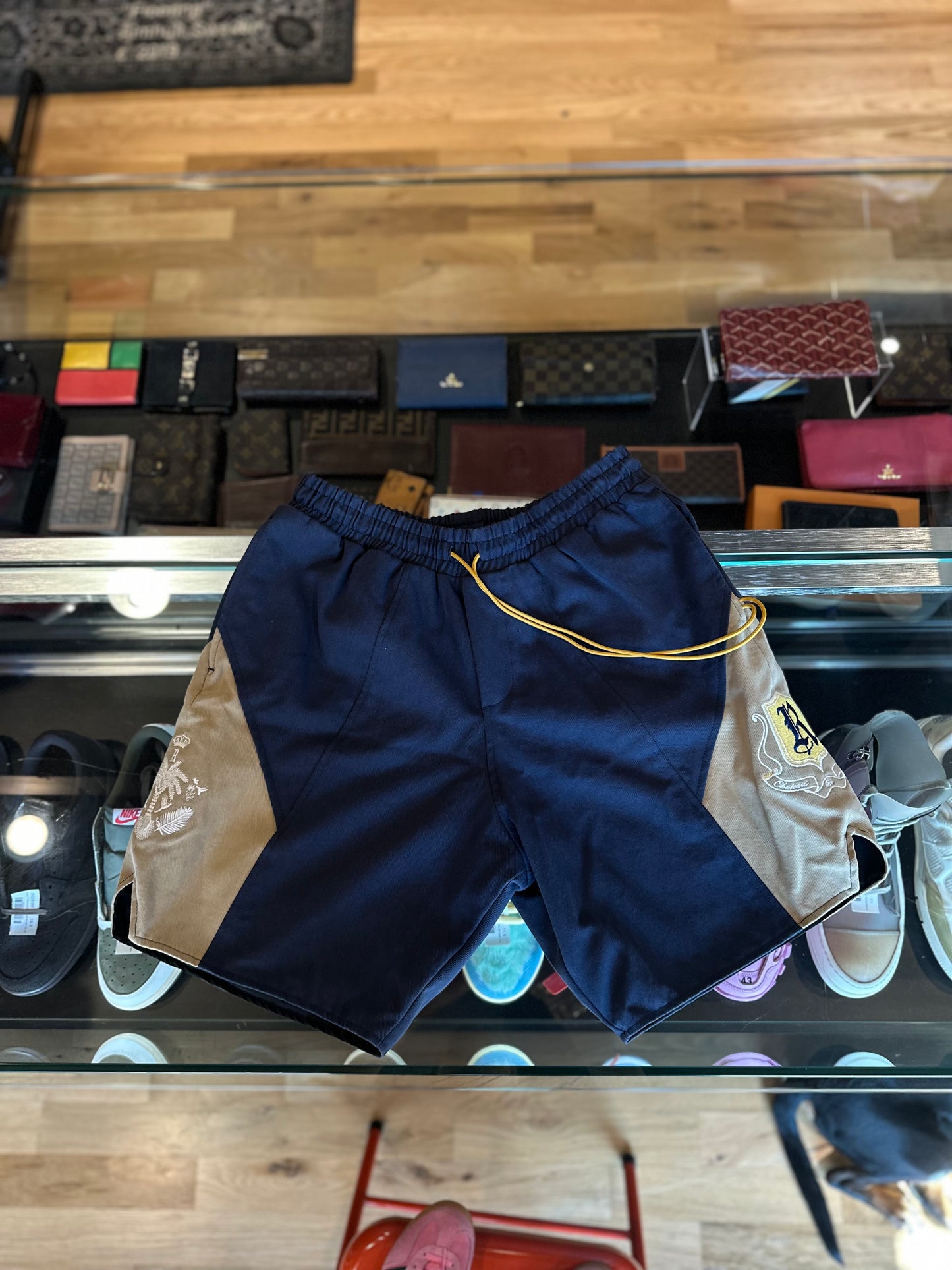 RHUDE Navy Shorts Size Medium