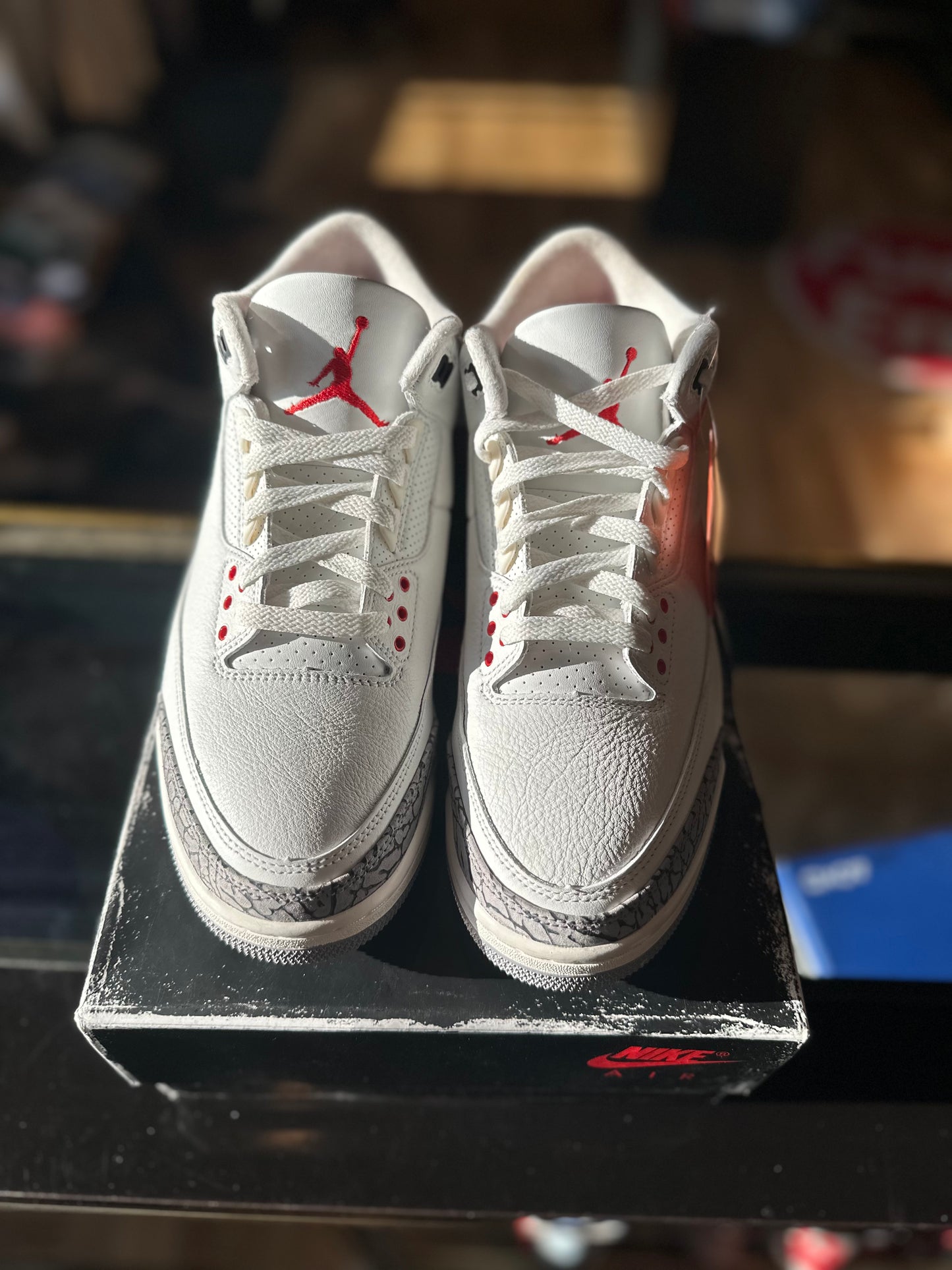 Jordan 3 Reimagined Sz 9.5 Clean OG box