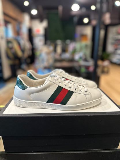 Gucci White Ace Sz. 9.5M Clean OG