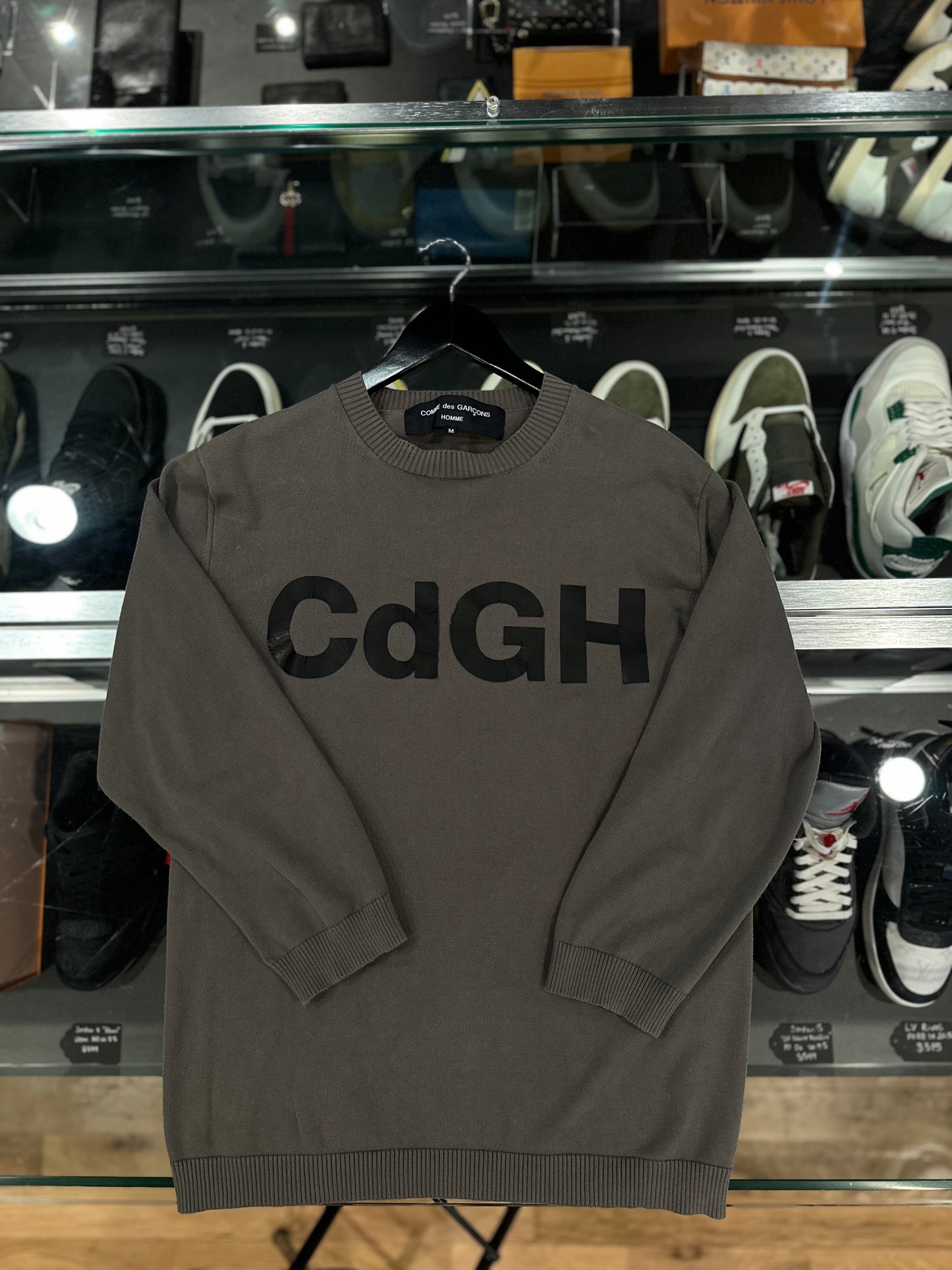 CDG Sweater Gray Size Medium