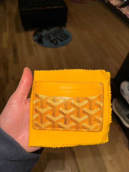 Goyard Yellow Cardholder