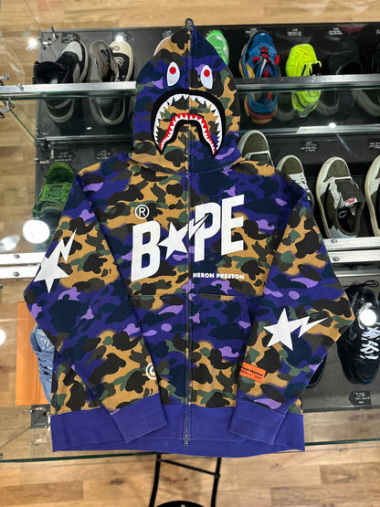 Bape Heron Preston Hoodie Size XL