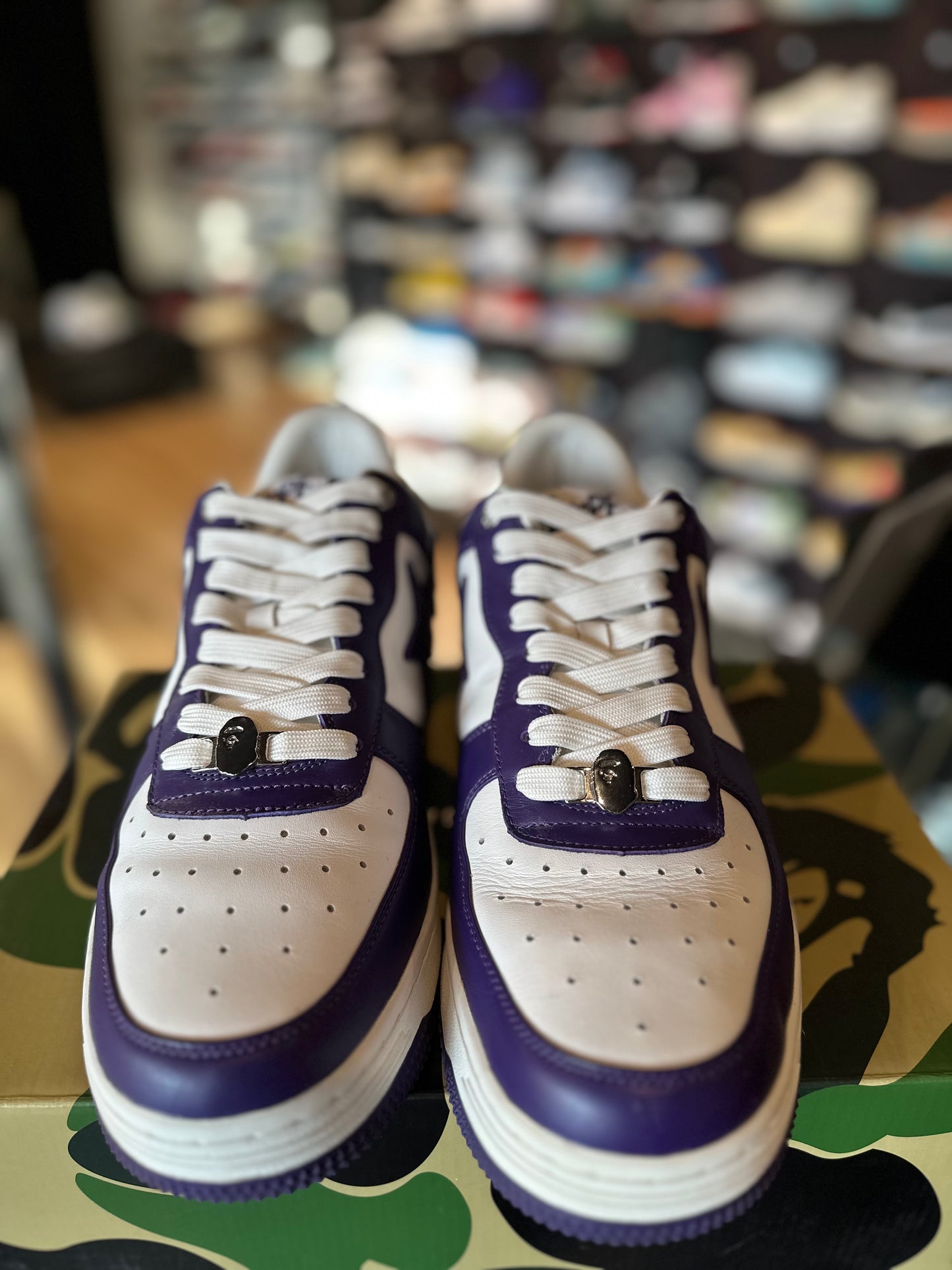 Bapesta White/Purple 2022 Clean OG Size 13