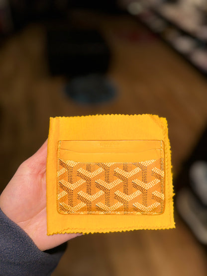 Goyard Yellow Cardholder