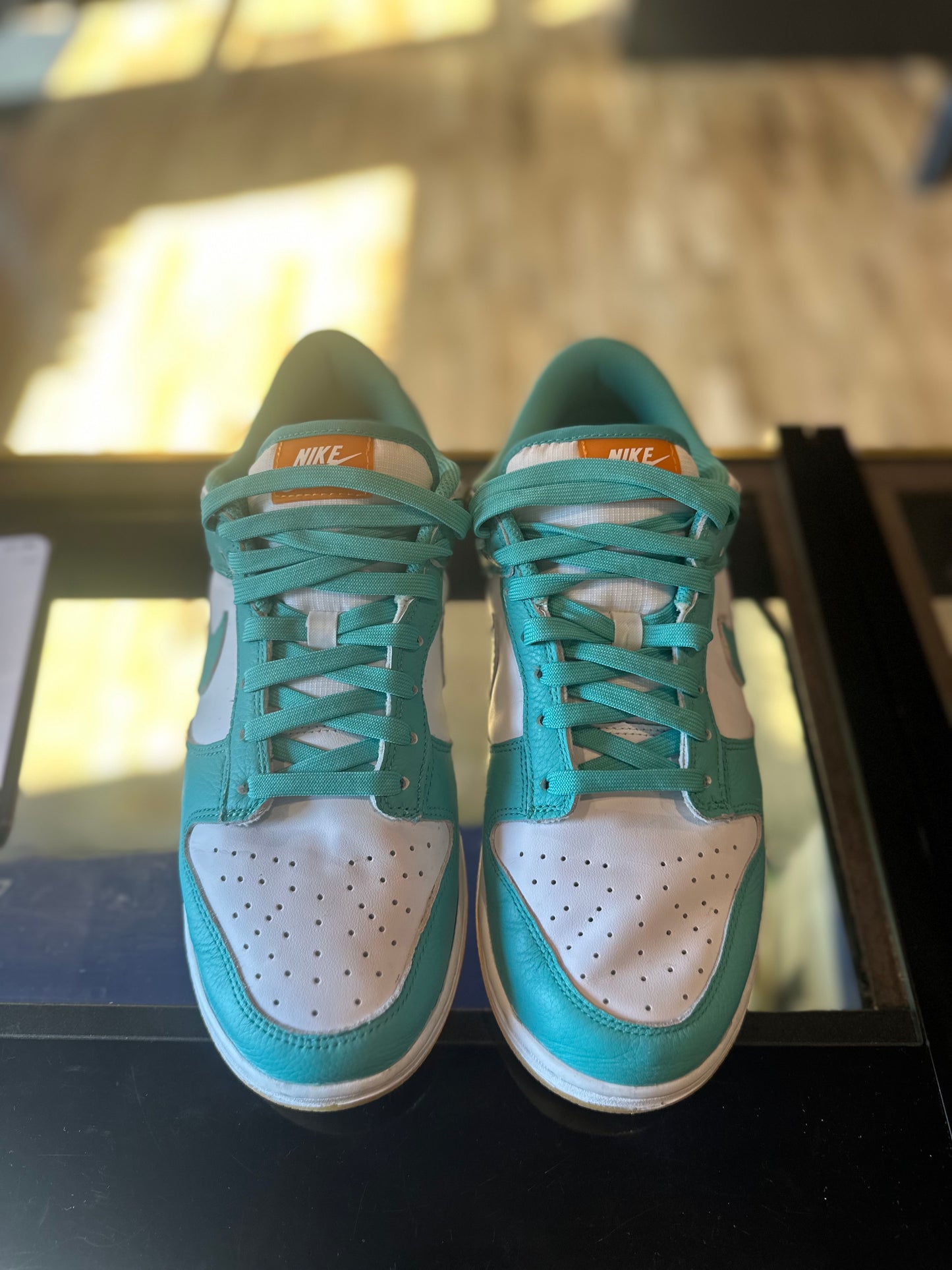 Nike Dunk Low Teal Zeal NB Sz 9.5 (11W)