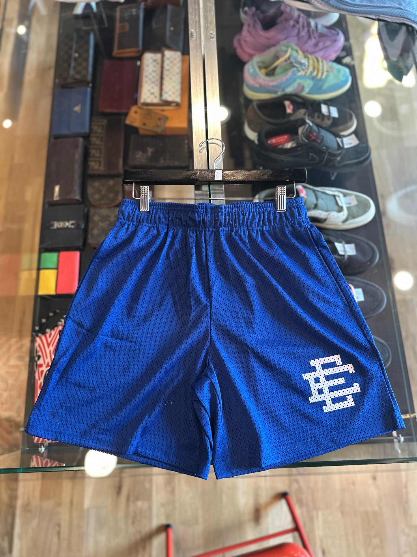 Eric Emmanuel Shorts Dark Blue DS Size Medium