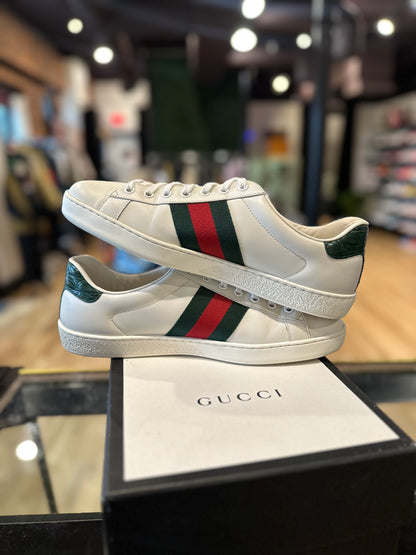 Gucci White Ace Sz. 9.5M Clean OG