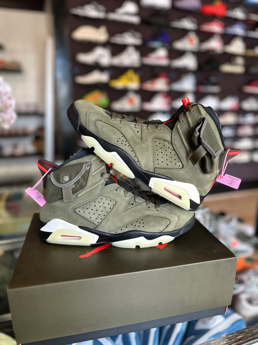 Jordan 6 Travis Olive Sz. 10.5 Brand New