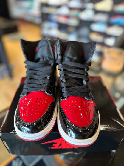 Jordan 1 Retro High OG Patent Bred Clean OG Size 5