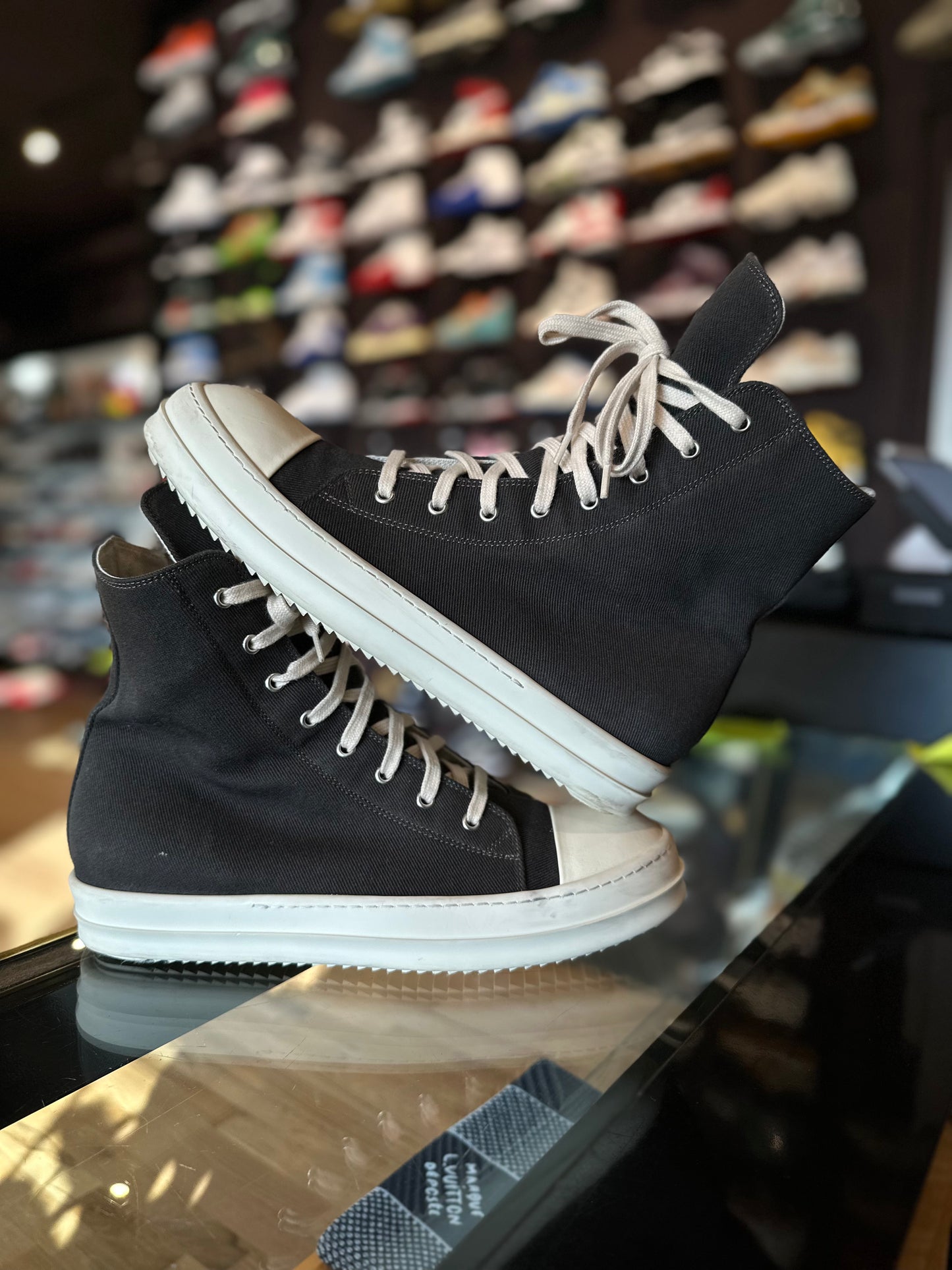 Rick Owens Ramones Canvas PO RB Size 44/11