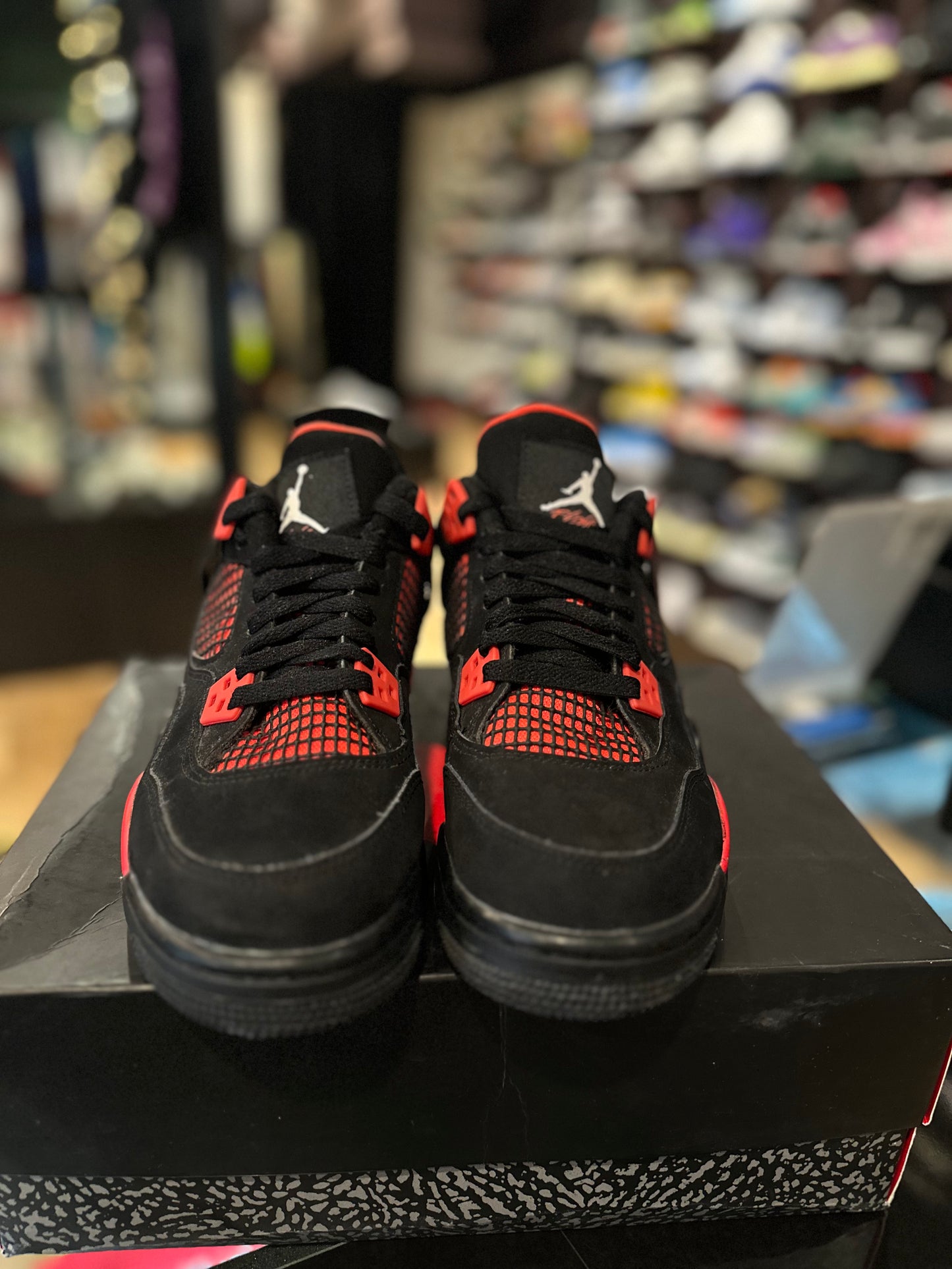 Jordan 4 Red Thunder PO RB Size 7Y/8.5W