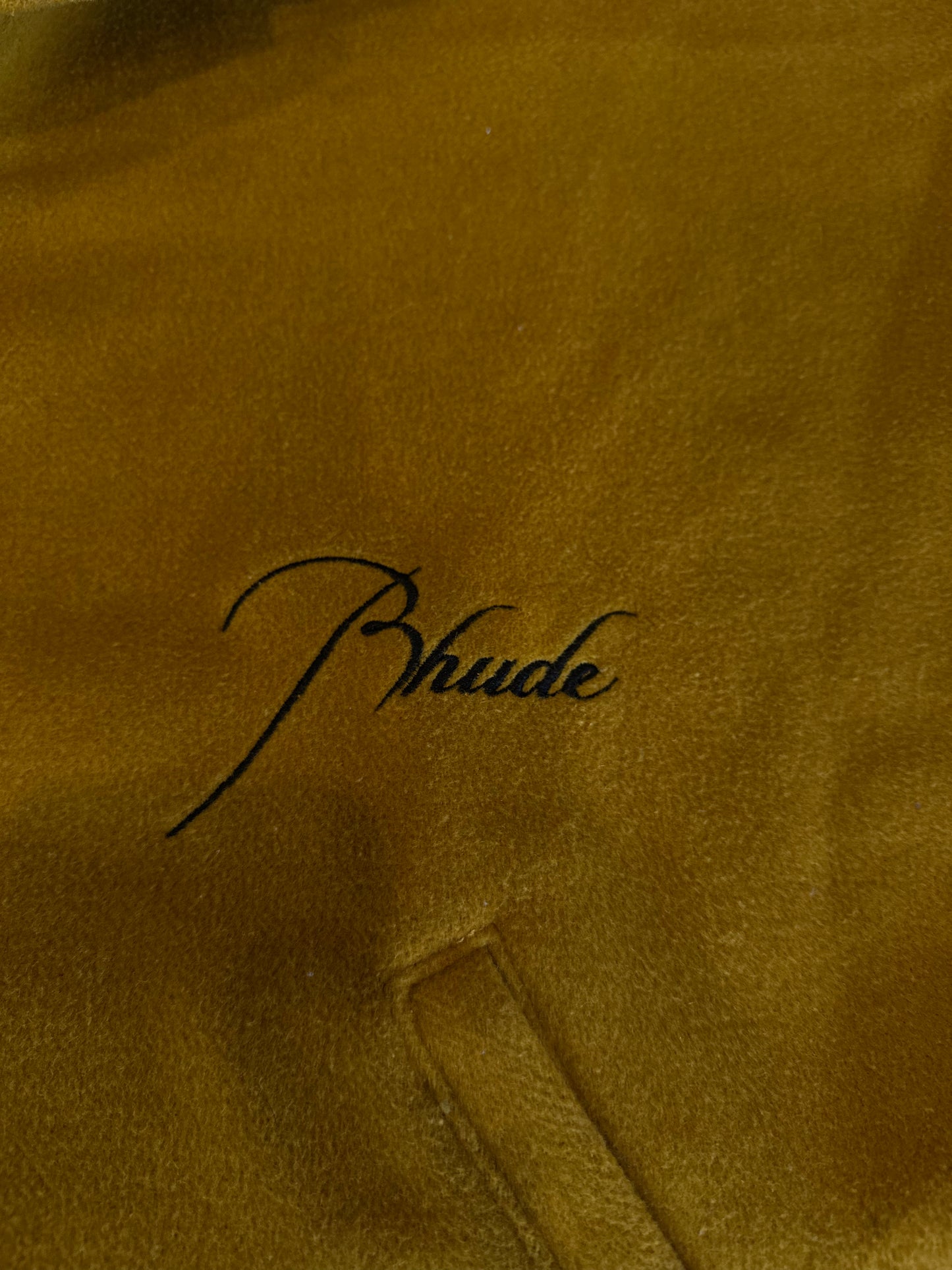 RHUDE Mustard Shirt Size Medium