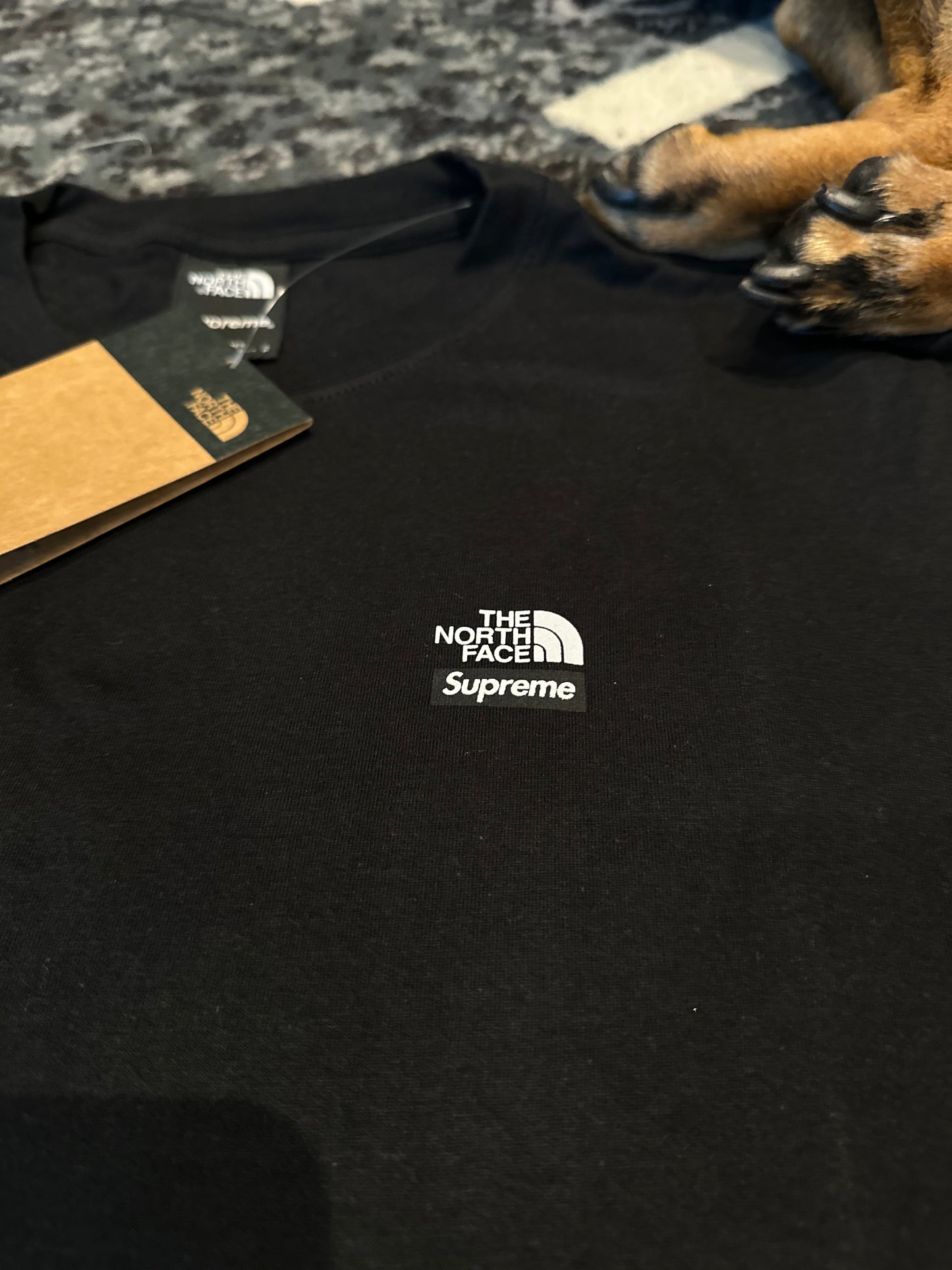 Supreme x TNF Black Tee DS Size Small