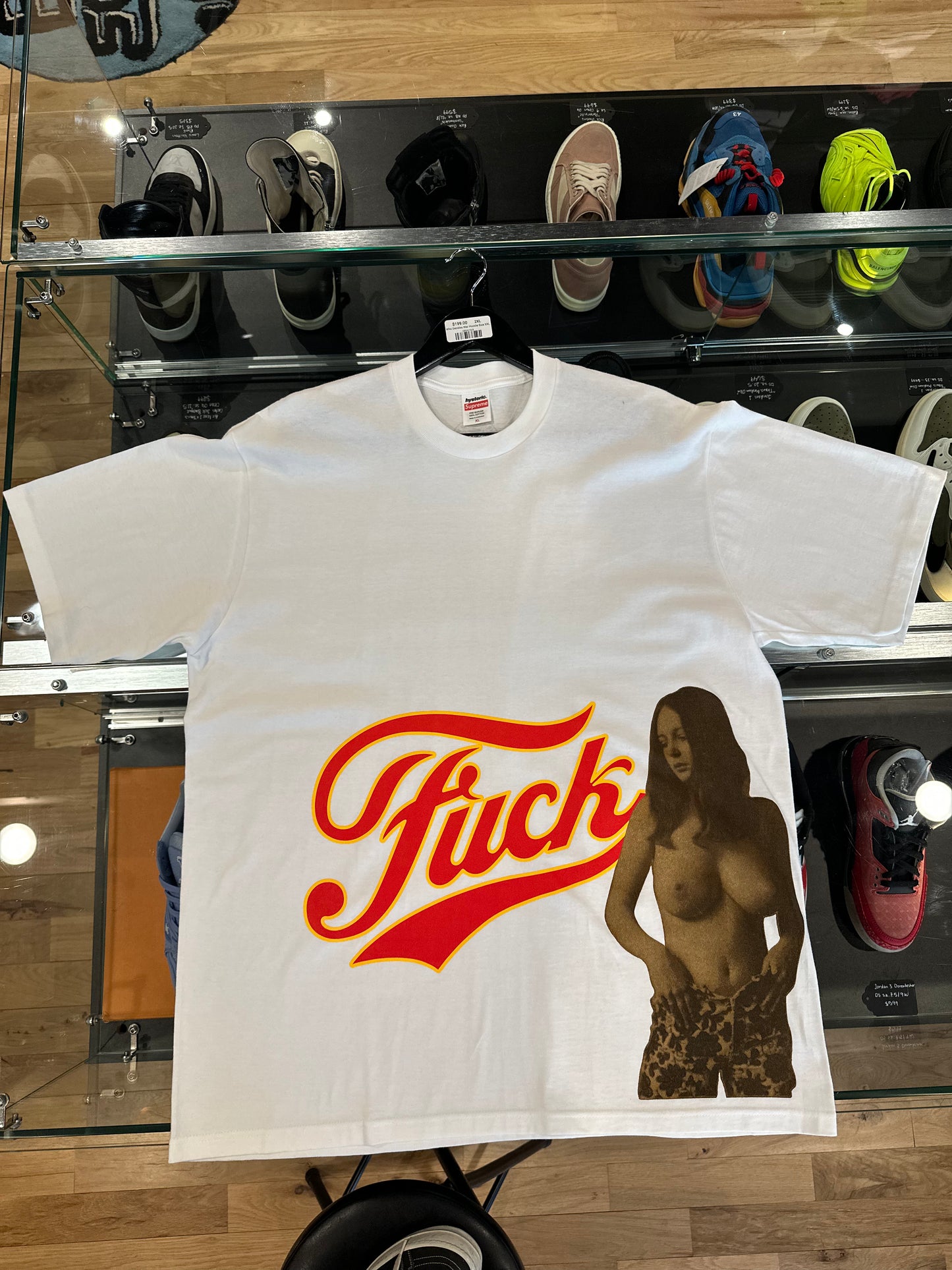 Supreme Hysteric Fuck Tee DS Size XL