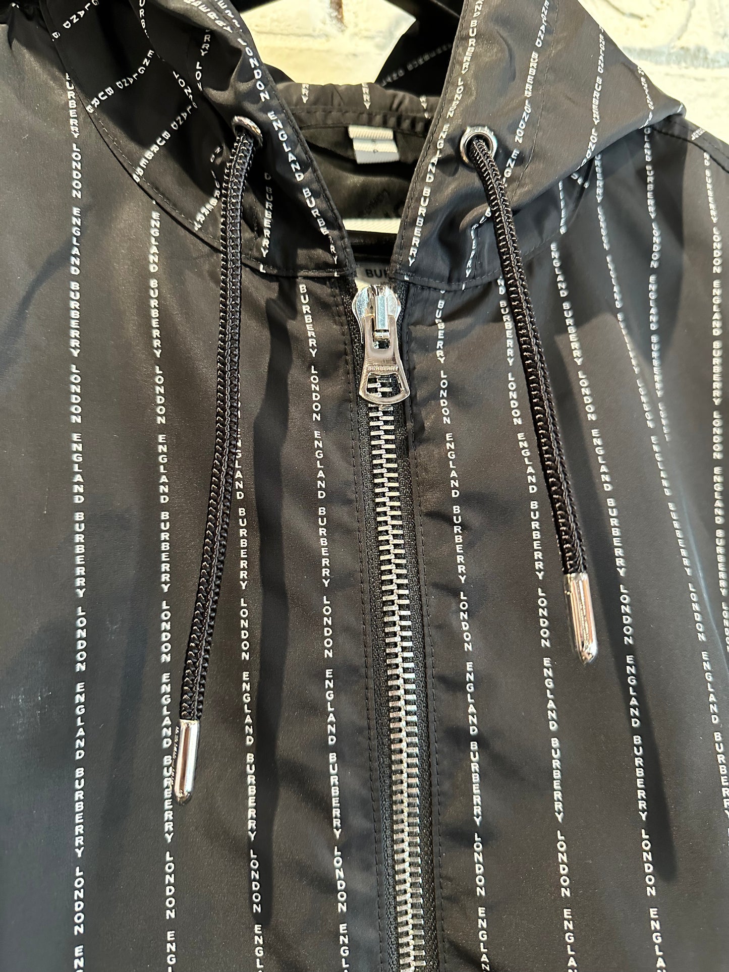 Burberry Vertical Stripe Jacket Sz. S Pre-Owned