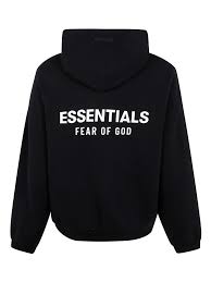 FOG Essentials Hoodie Black SS25 DS