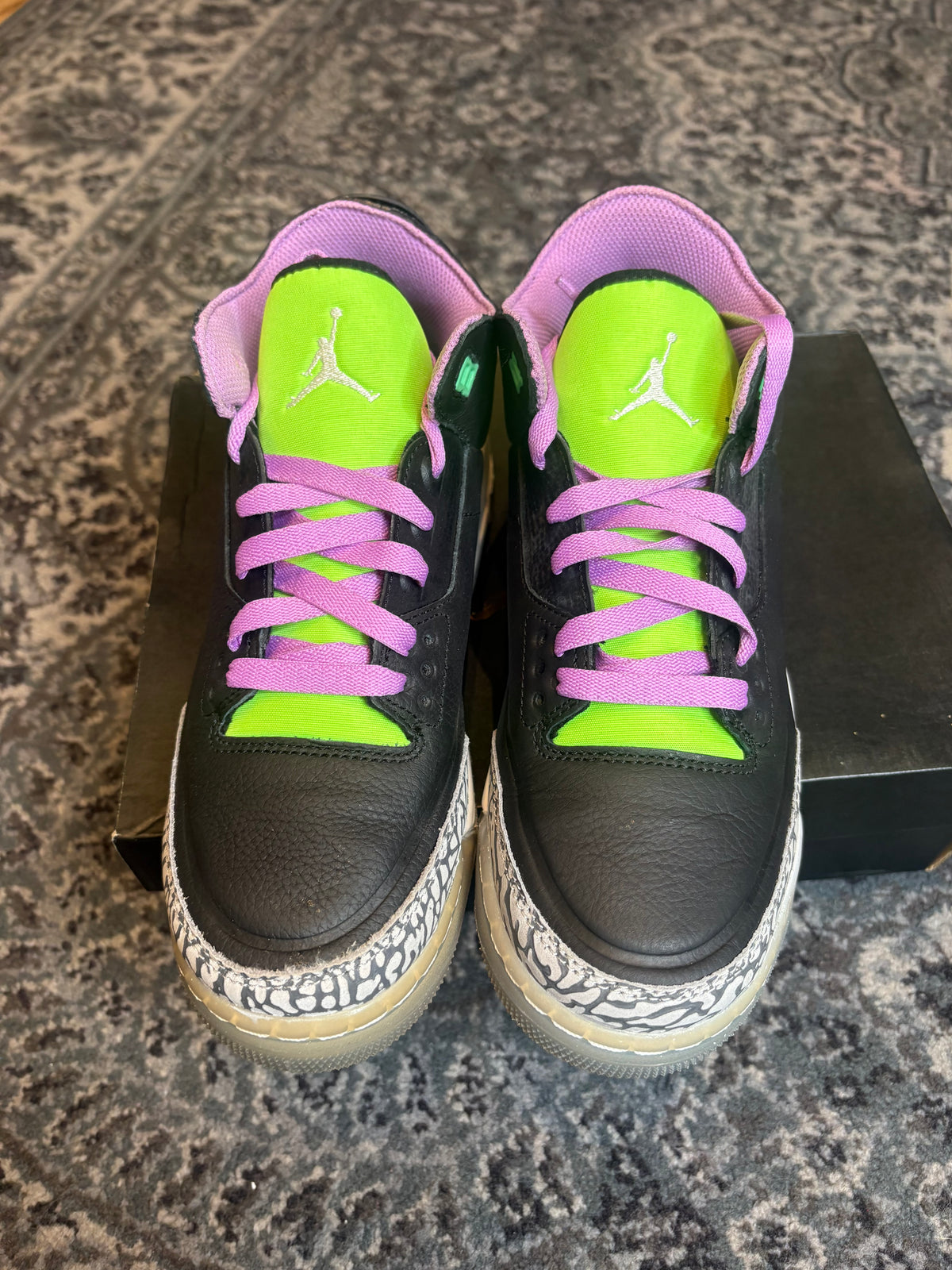 Jordan 3 Retro “Electric Green” Clean Og Size 7Y
