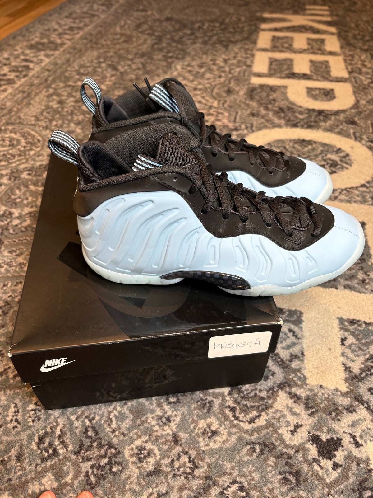 Nike Little Posite One “Physic Blue” Clean Og Size 7Y